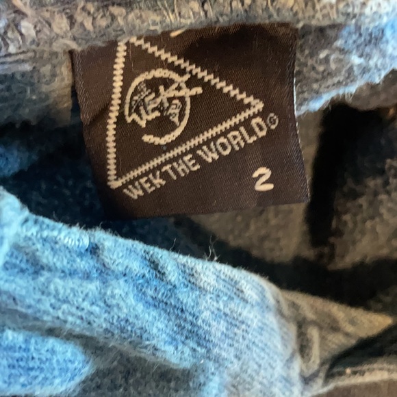 Wek the World denim look sweatshirt 2X vintage 90’s - Picture 5 of 6